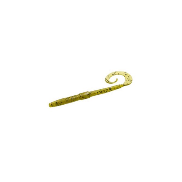 Vinilo de pesca Zoom Super Salt Plus Curly Tail Worms 4" Color 010-054