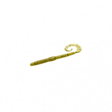 Vinilo de pesca Zoom Super Salt Plus Curly Tail Worms 4" Color 010-054