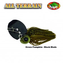 Chatterbait All Terrain 1/2oz Green Pumpkin - Black Blade
