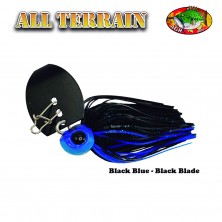 Chatterbait All Terrain 1/2oz Black Blue - Black Blade