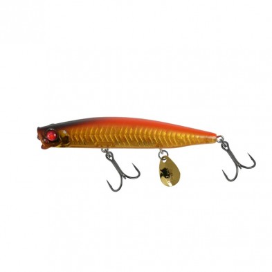 Señuelo de pesca Vertebrata Sinking Pencil Red Gold Mustad