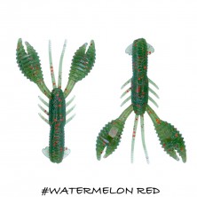 Iberican Lures Baby Fighter Krab 3” Watermelon Red Vinilo Bass