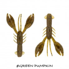 Iberican Lures Baby Fighter Krab 3” Green Pumpkin Vinilo Cangrejo