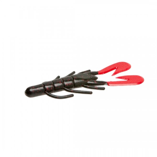 Ultra Vibe Speed Craw 3.5" color 080-129 Black Red Glitter Red Claw
